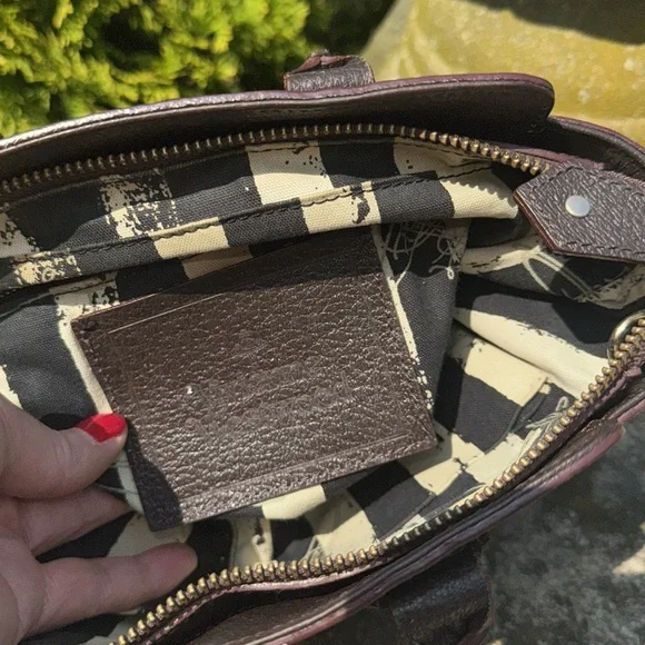 GUC Vivienne Westwood Executive Dark Brown Handbag ( shoulder strap missing) - Picture 9 of 13